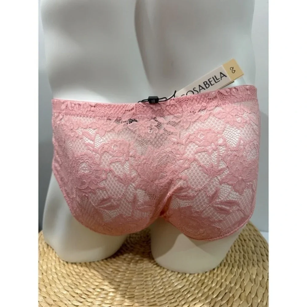 Cosabella Never Say Never Comfort Micro Brief Jaipur Pink Lace Mid Rise Brief M